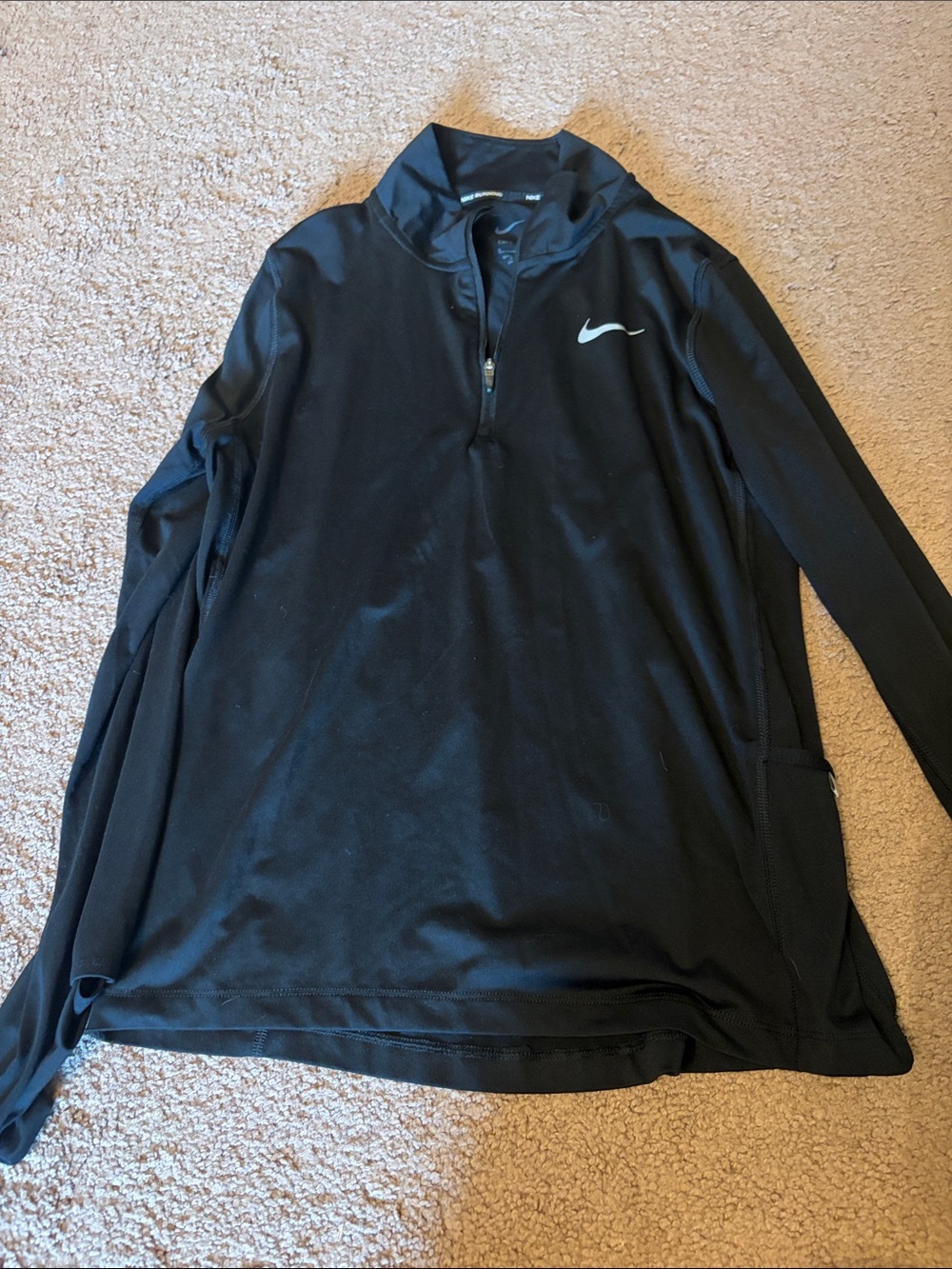 Nike Running Women’s Black Half-Zip Pullover